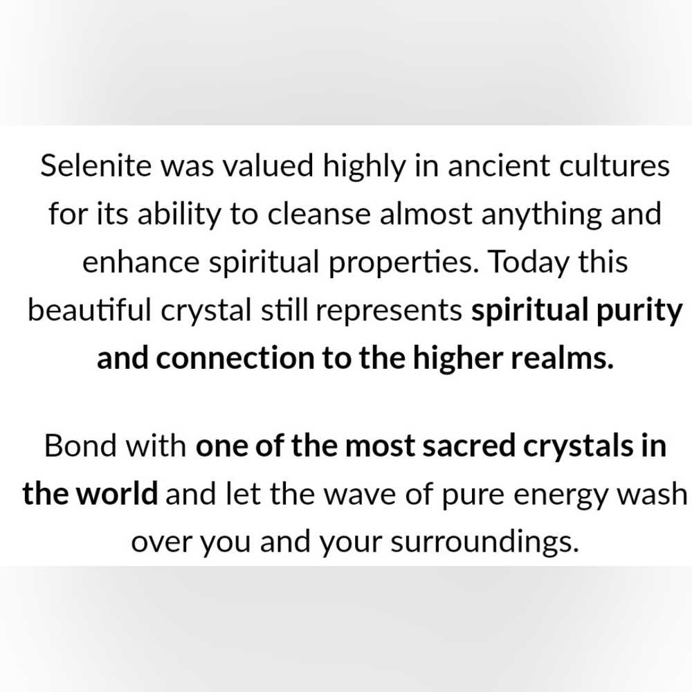 Unicorn horn selenite crystal LAST ONE! - Picture 3 of 8